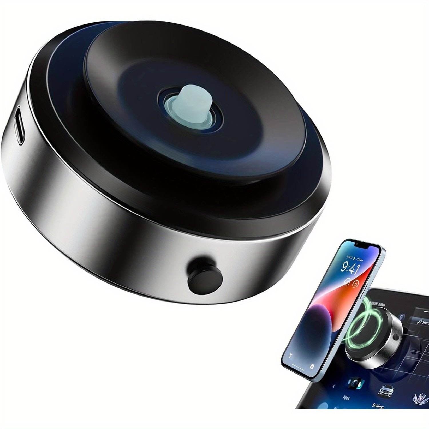 Magnetic Phone Holder for Car and Gym Dual-Sided Strong Suction Mount