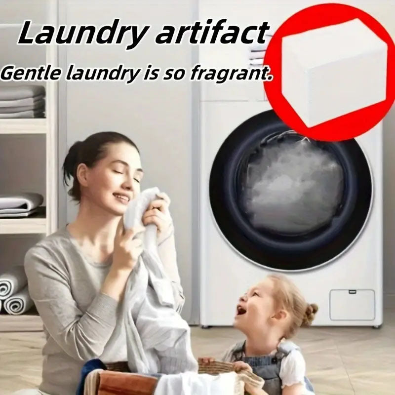 Hypoallergenic Laundry Detergent Sheets with Stain Removal No Plastic Fresh Scent for Home Travel Camping