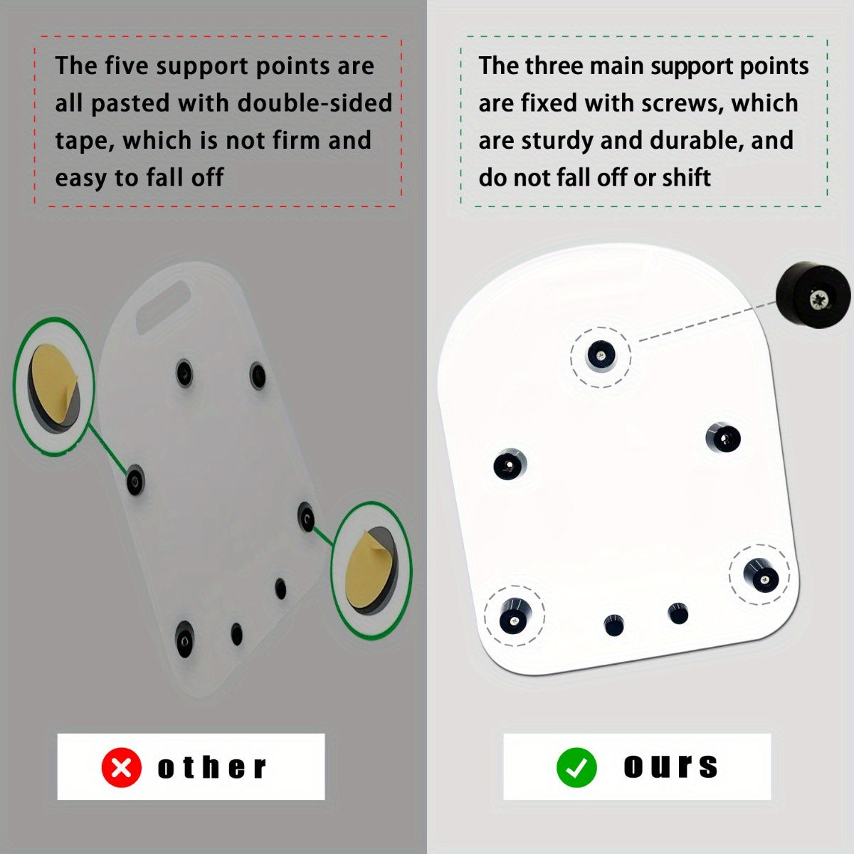 Этот прочный аксессуар для кухонного комбайна представляет собой однослойный акриловый противоскользящий коврик, специально разработанный для Thermomix TM5 TM6. Он служит опорной подушкой для вашего кухонного прибора и доступен в черном и белом вариантах.