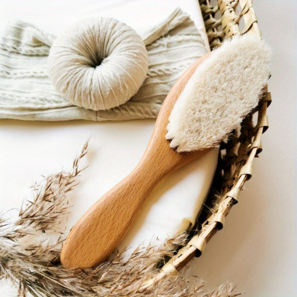 Custom Engraved Hair Brush Set with Fiberboard Handle Personal Keepsake Gift