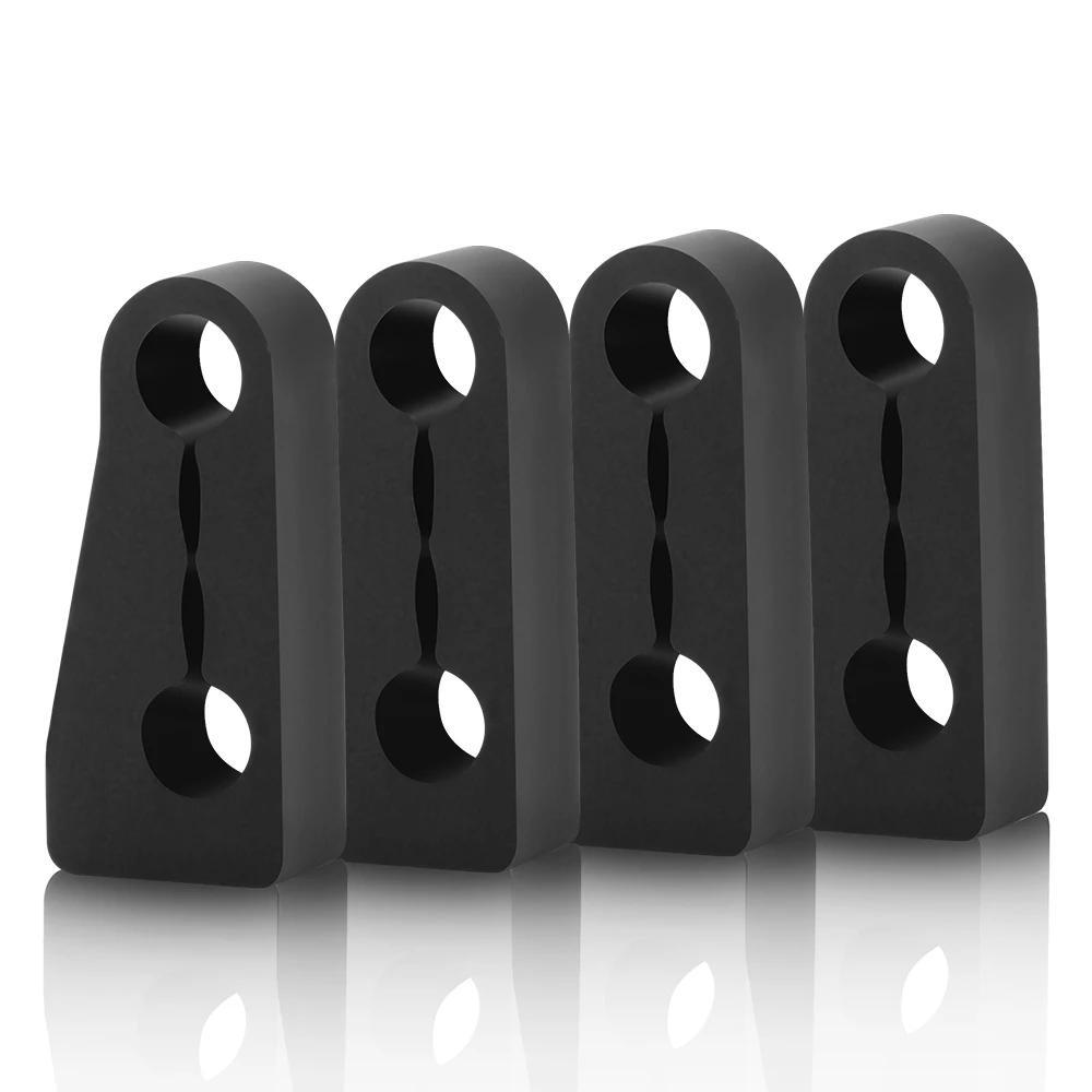 4pcs Car Door Lock Sound Deadener Damper Buffer Noise Reduction Seals