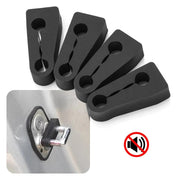4pcs Car Door Lock Sound Deadener Damper Buffer Noise Reduction Seals