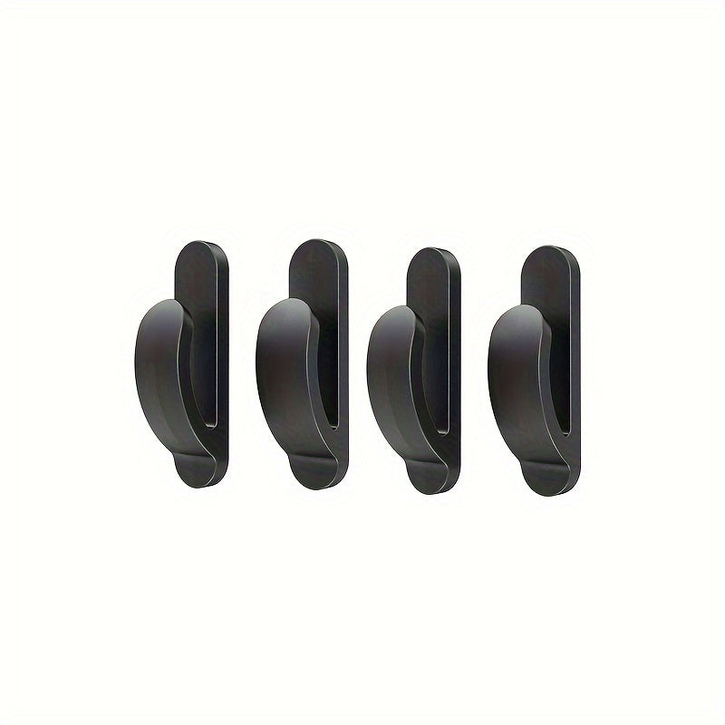 Pack de 4 ganchos para coche adhesivos de ABS para organizador de respaldo de asiento