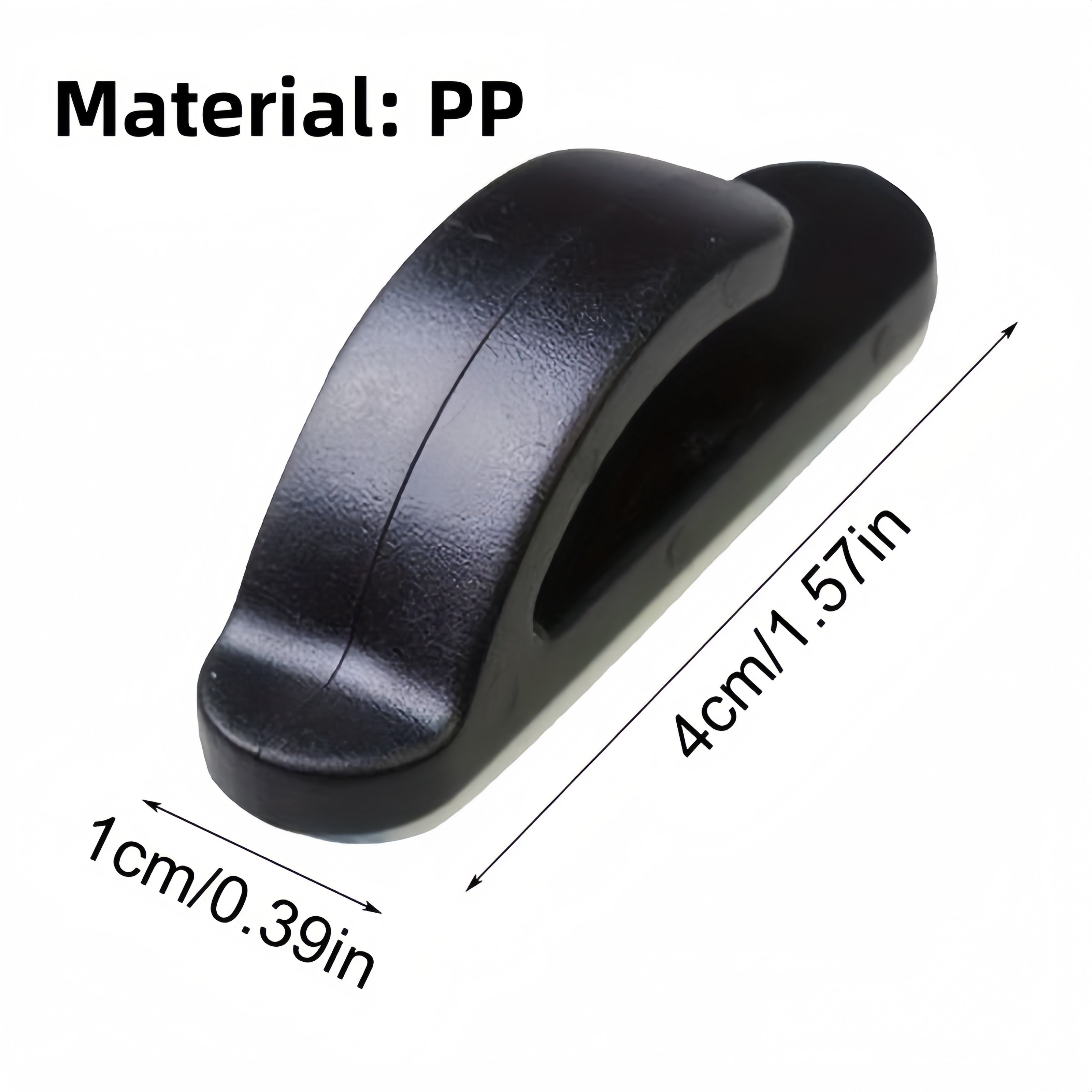 4 Pack Self-Adhesive ABS Car Hook Hangers for Seat Back Organizer