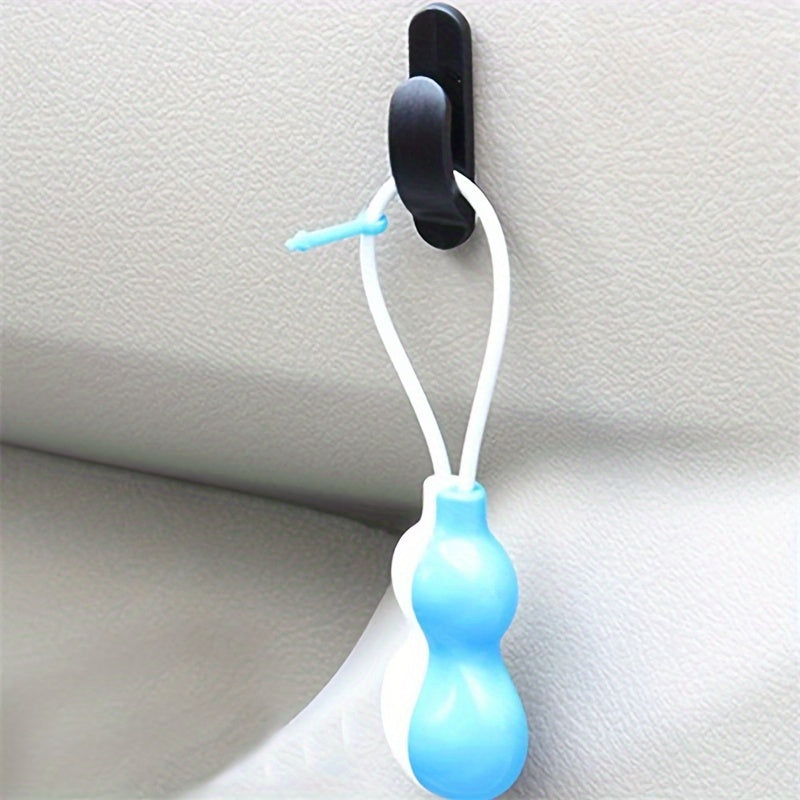 Pack de 4 ganchos para coche adhesivos de ABS para organizador de respaldo de asiento