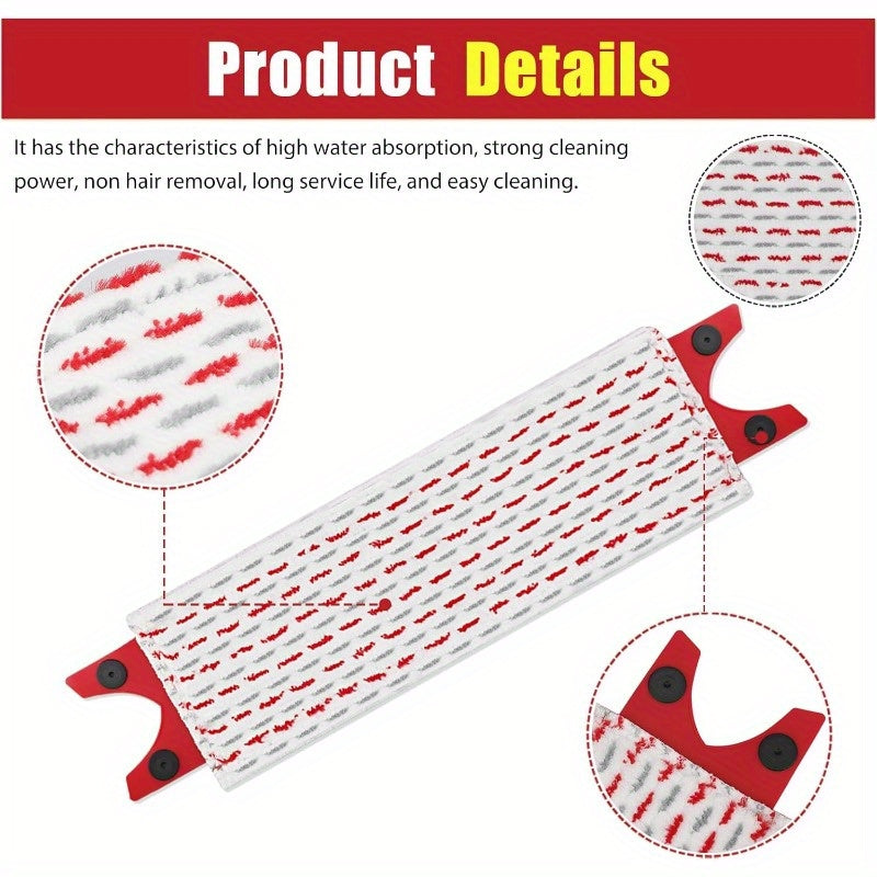 Ultramax Mop Refills Pack of 3 Fabric Floor Cleaner Replacement Accessories