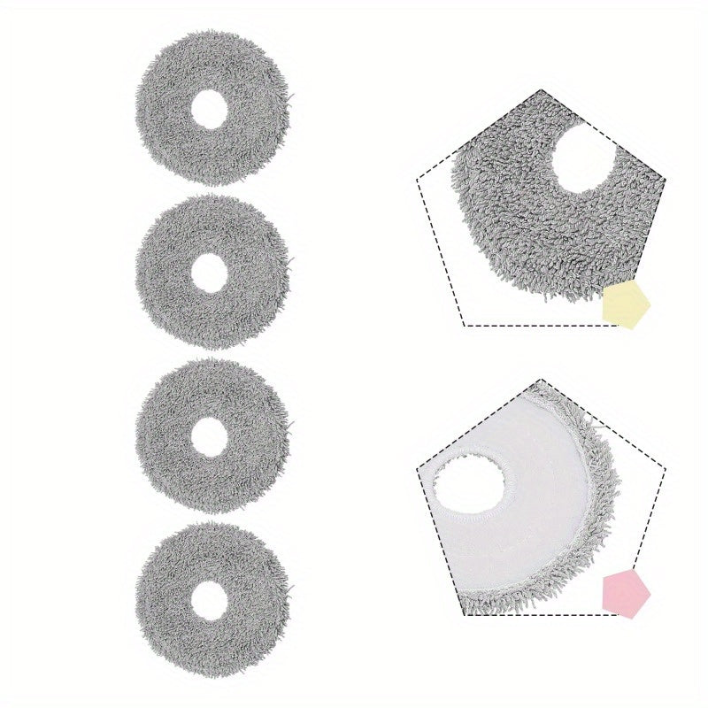 Set of 10 Replacement Mop Pads for Robot Vacuum Cleaner Home Use