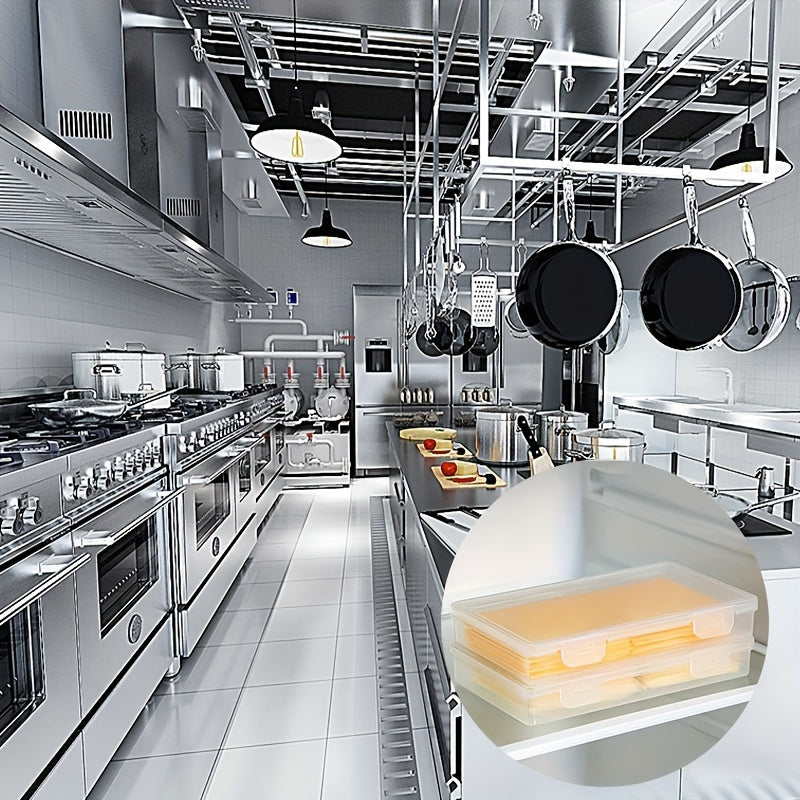 Transparent Cheese Storage Box for Kitchen, Butter and Cheese Container