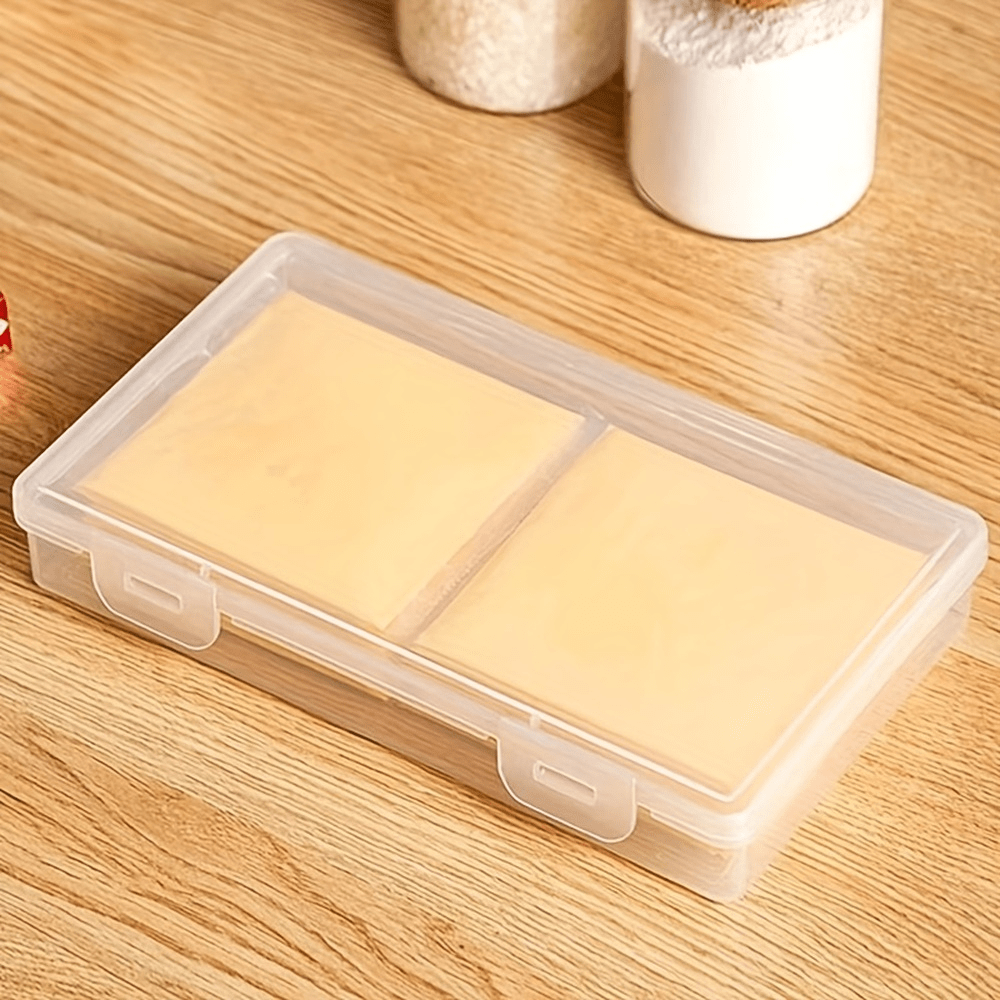 Transparent Cheese Storage Box for Kitchen, Butter and Cheese Container