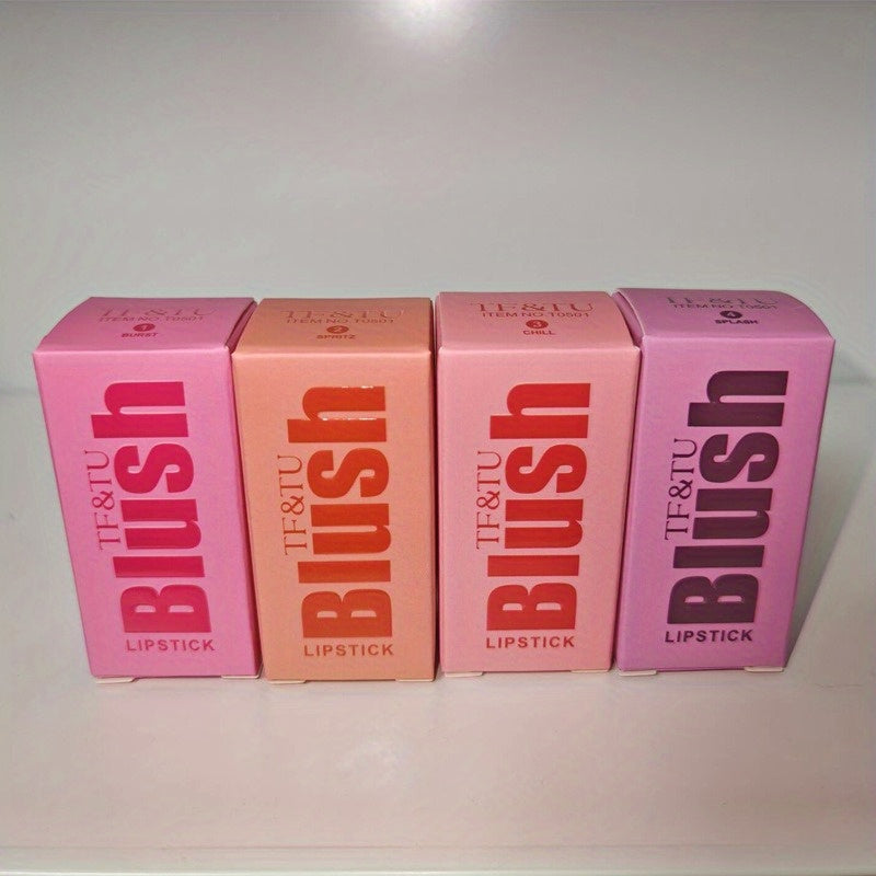 Barra de rubor en gel que cambia de color para labios y mejillas, dúo