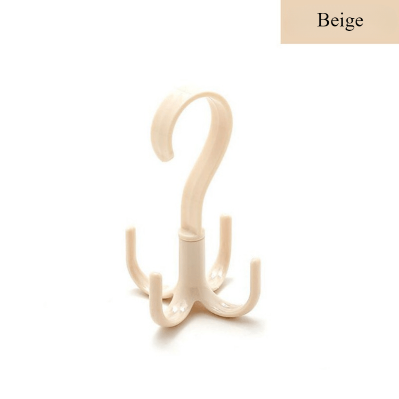 5 ta ko'p funksiyali aylanuvchi tutqichlar to'plami, kiyimlar, shlyapalar, sumkalar va sharf uchun 4 ta tirgak bilan - shkafingizda joyni tejash uchun qulay tashkilotchidir.