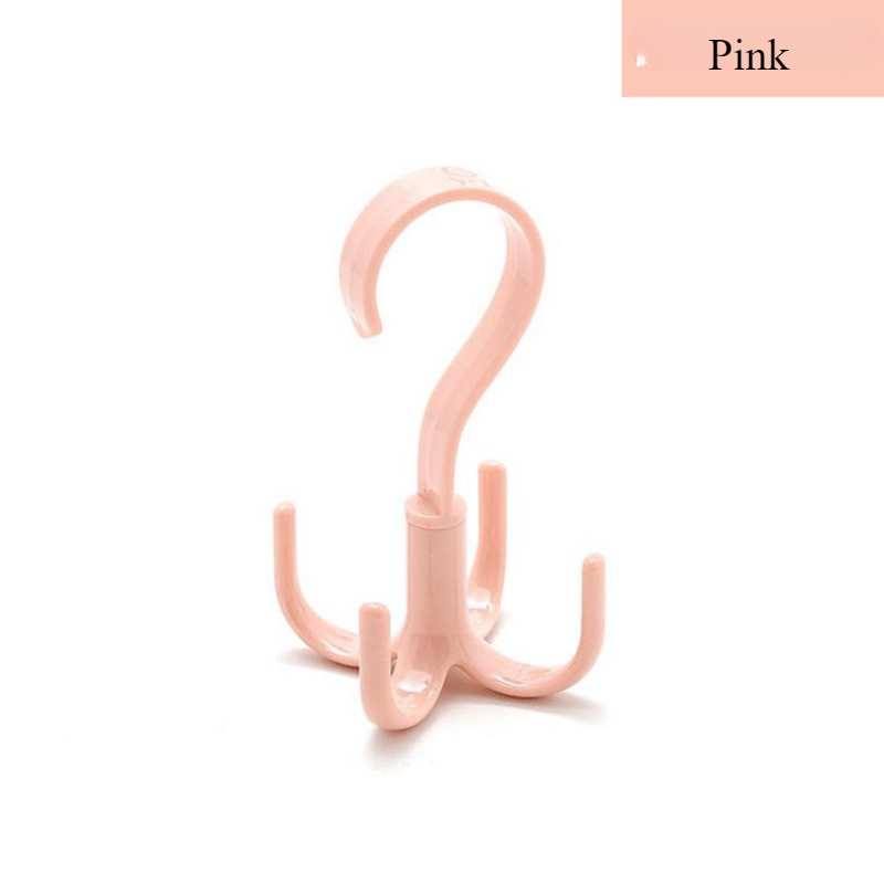 5 ta ko'p funksiyali aylanuvchi tutqichlar to'plami, kiyimlar, shlyapalar, sumkalar va sharf uchun 4 ta tirgak bilan - shkafingizda joyni tejash uchun qulay tashkilotchidir.