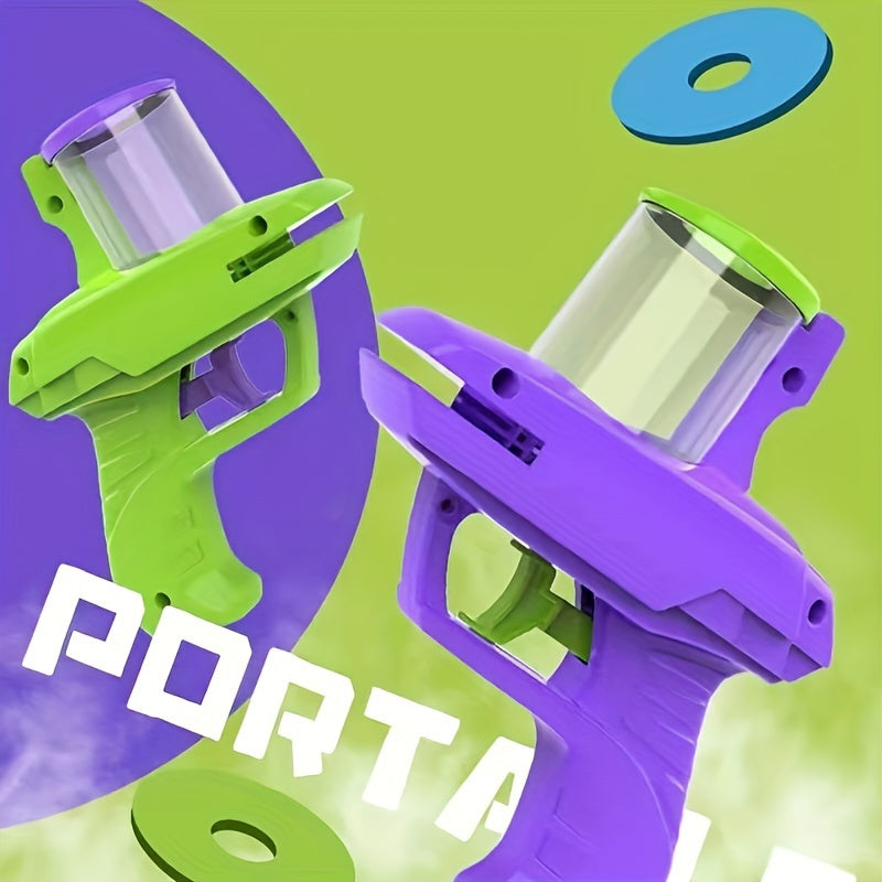 Juguete para gatos con discos voladores de colores, plástico duradero, lanzador interactivo para gatos, sin batería