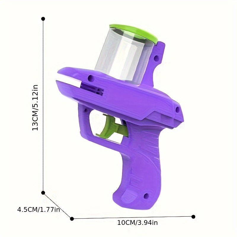 Juguete para gatos con discos voladores de colores, plástico duradero, lanzador interactivo para gatos, sin batería
