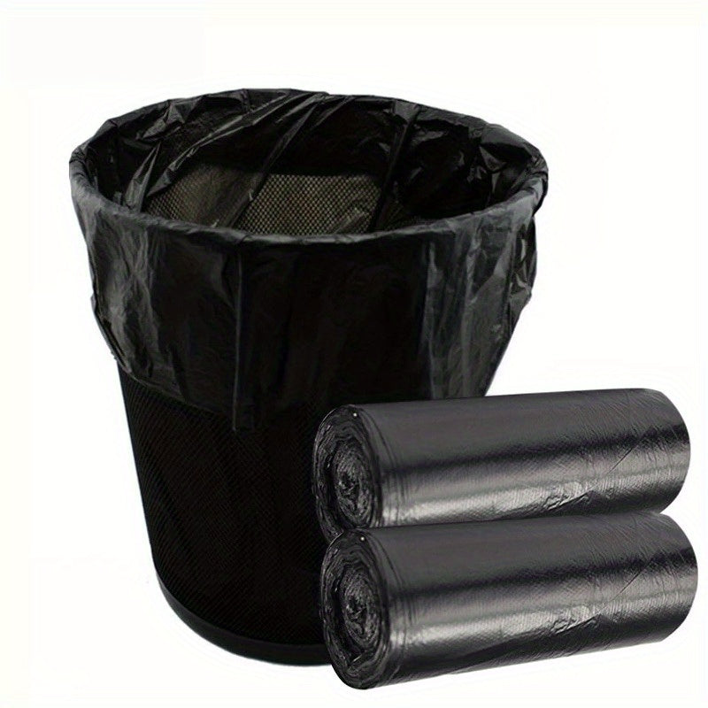 Black Disposable Trash Bags Pack of 100/200 for Home Kitchen Bathroom Camping Car