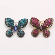 Elegant Rhinestone Butterfly Brooch for Women Jewelry Accessories