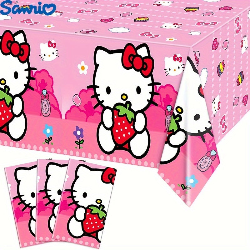 Yoqimli multfilm kechasi stol matosi, toʻgʻri burchakli, tugʻilgan kunlar va tadbirlar uchun