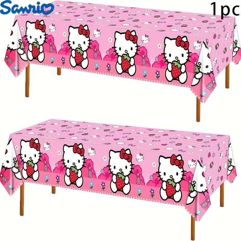 Yoqimli multfilm kechasi stol matosi, toʻgʻri burchakli, tugʻilgan kunlar va tadbirlar uchun