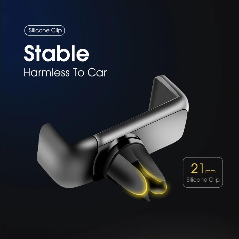 Universal Car Phone Holder 360° Rotatable Adjustable Vent Mount Clip for Smartphones