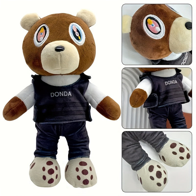 Kids' Plush Bear Toy Soft Polyester Baby Gift for Birthday or Party Favor