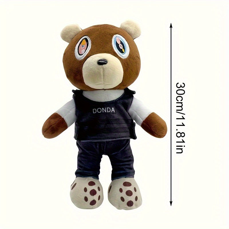 Kids' Plush Bear Toy Soft Polyester Baby Gift for Birthday or Party Favor