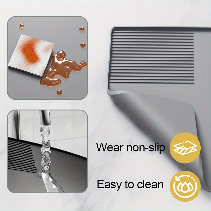 Silicone Coffee Machine Mat Heat Resistant Non Slip Kitchen Protector