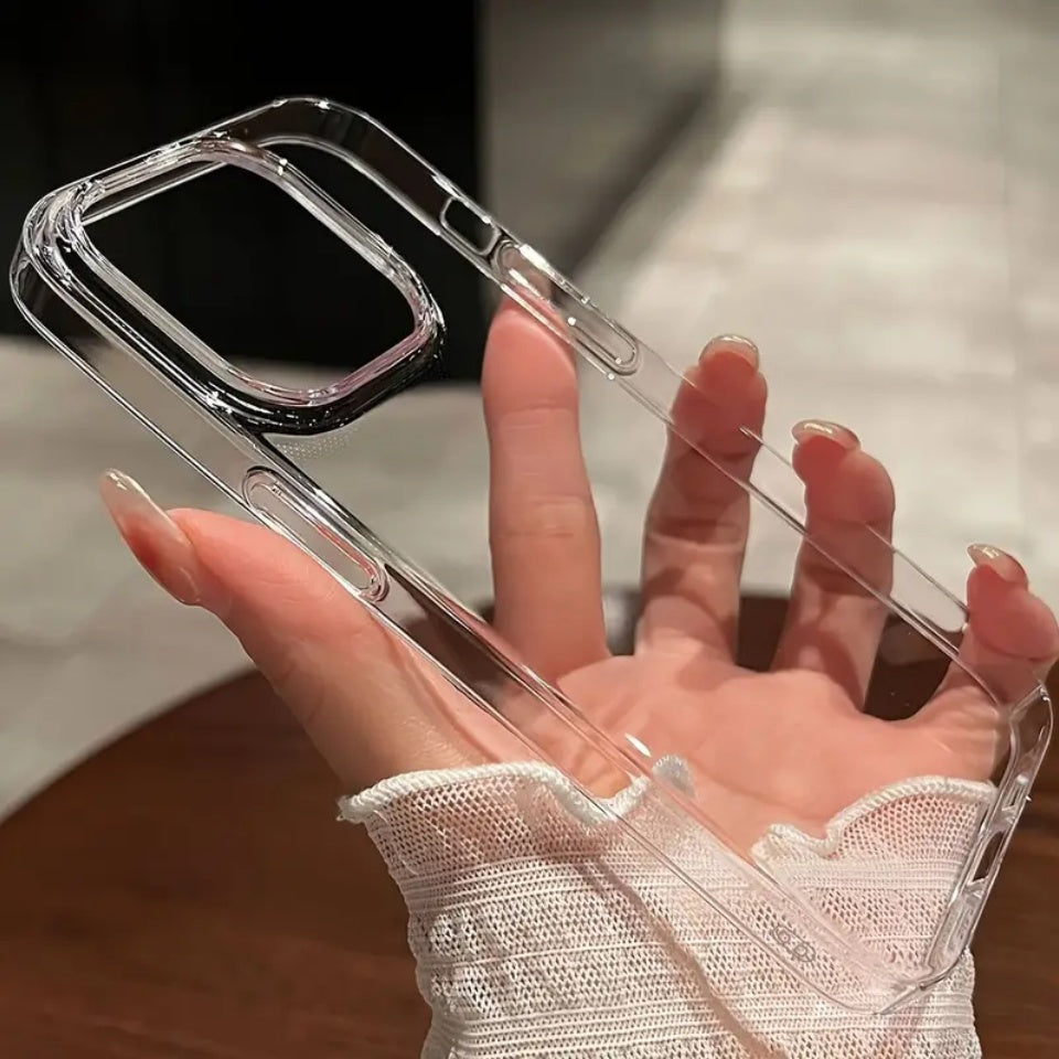 Luxury Clear Shockproof TPU Phone Case for iPhone 16 15 14 13 12 11 Pro Max Mini