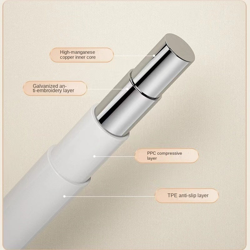 Perchas de terciopelo rosa y blancas, organizador de armario antideslizante y ahorrador de espacio