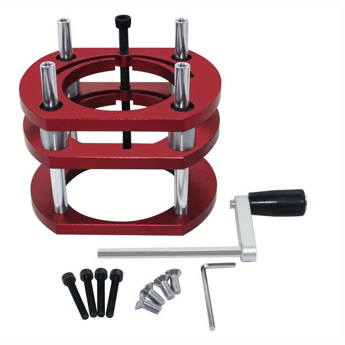 Алюминиевый подъемный основание для маршрутизатора, не требует питания, совместимо с моторами 65 мм