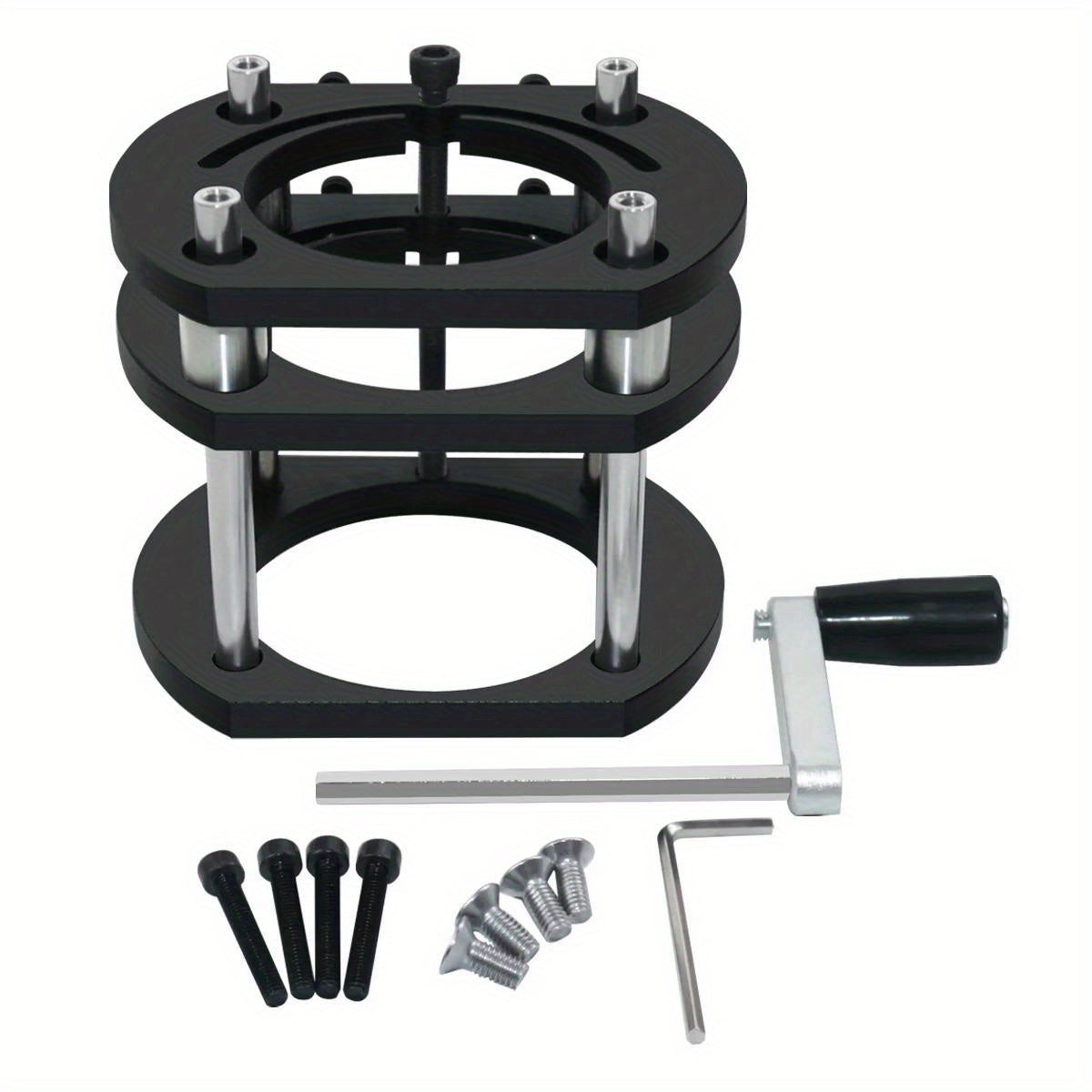 Алюминиевый подъемный основание для маршрутизатора, не требует питания, совместимо с моторами 65 мм