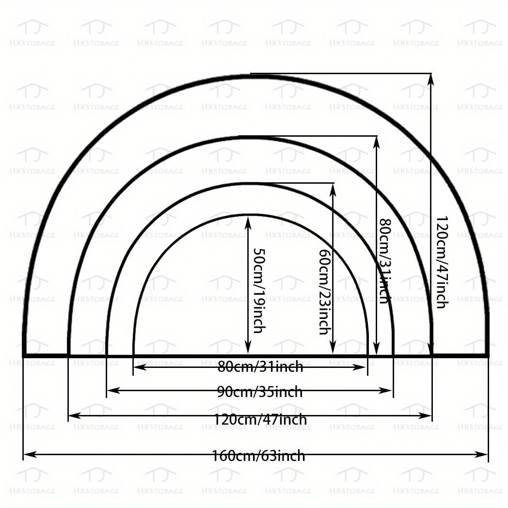 Semi-Circular Floral and Bee Doormat Non-Slip Washable Polyester Indoor Outdoor Entry Rug
