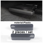 2-Pack Car Vent Air Conditioning Duct Covers Universal Fit Auto Interior Accessories