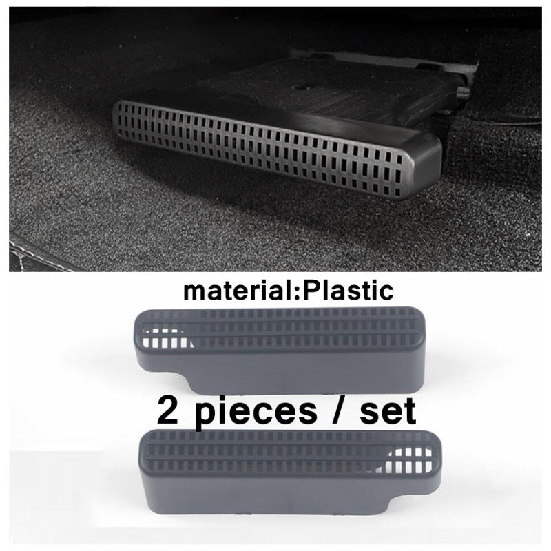 2-Pack Car Vent Air Conditioning Duct Covers Universal Fit Auto Interior Accessories