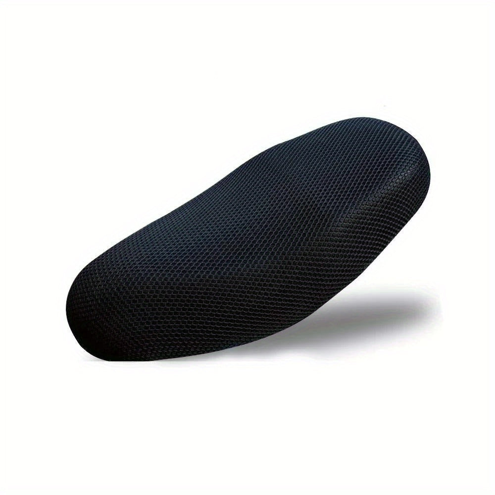 Cubierta de asiento de motocicleta de malla 3D transpirable universal antideslizante de poliéster