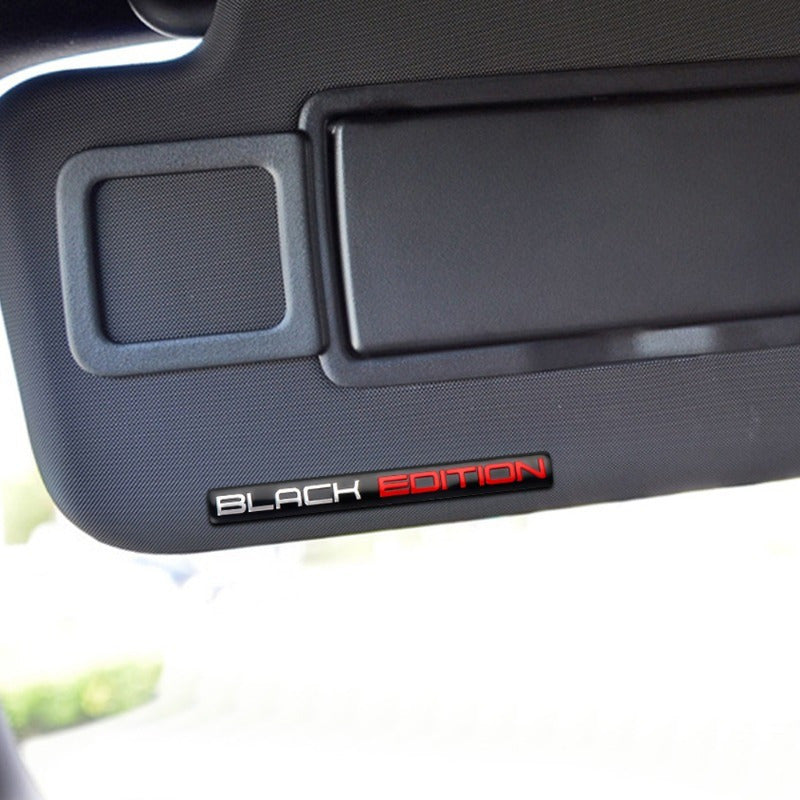 3D Limited Edition Aluminum Emblem Sticker Car Decal Black Blue Red White