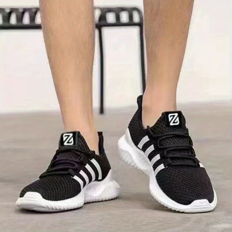 Men's Breathable Casual Sneakers Slip-On Canvas Low Top All-Season Durable PVC Sole