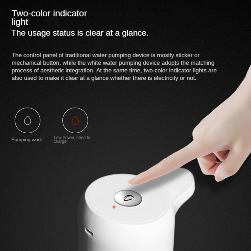 Electric Water Dispenser for 7.57-18.93 L Jugs USB Rechargeable Battery Home Kitchen Office Camping