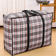 Waterproof Black Striped Storage Bag Foldable for Travel Home Organization