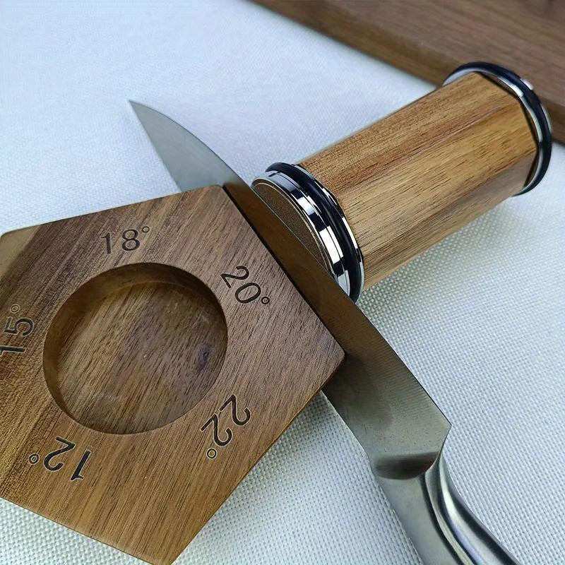 Многофункциональный набор точилок для ножей с роликами - ручной, металлический кухонный инструмент для заточки с точностью под различными углами 12°, 15°, 18°, 20° и 22°.