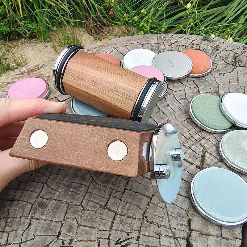 Многофункциональный набор точилок для ножей с роликами - ручной, металлический кухонный инструмент для заточки с точностью под различными углами 12°, 15°, 18°, 20° и 22°.