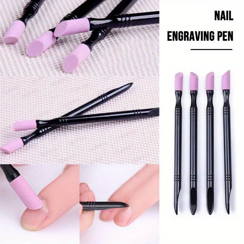 Manicure Tool Quartz Nail Cuticle Remover and Dead Skin Pusher