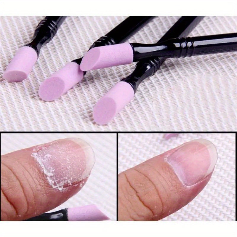Manicure Tool Quartz Nail Cuticle Remover and Dead Skin Pusher