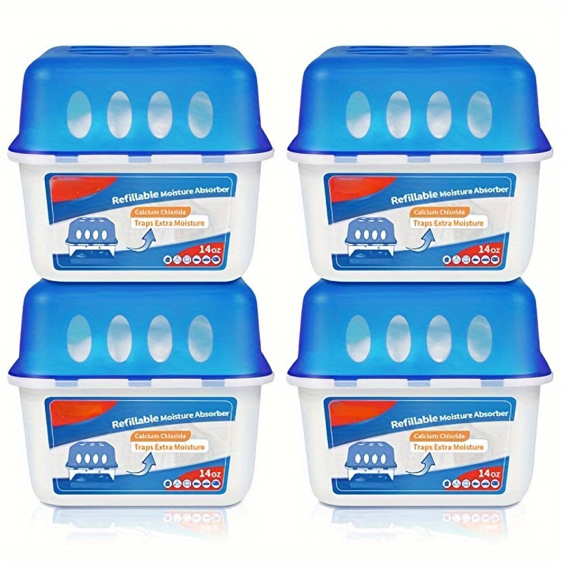 14oz Qayta ishlatiladigan namlikni yutuvchi quti, aromatsiz, shkaflar uchun namlikni olib tashlovchi