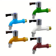Durable Outdoor Faucet with Sun Protection Leak-Proof Anti-Freeze Metal Plastic for Washing Machines Pools