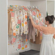 Bolsa de almacenamiento para ropa impermeable, cubre polvo para vestidos, abrigos, trajes, gran capacidad