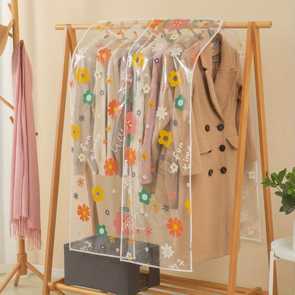 Bolsa de almacenamiento para ropa impermeable, cubre polvo para vestidos, abrigos, trajes, gran capacidad