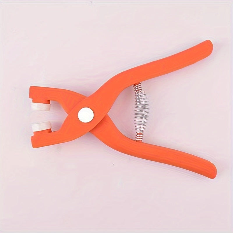 Набор из 50 прочных металлических кнопок с плоскогубцами и прозрачной коробкой-органайзером для рукоделия на одежде, сумках и шляпах. Включает пластиковый ручной инструмент для установки кнопок.