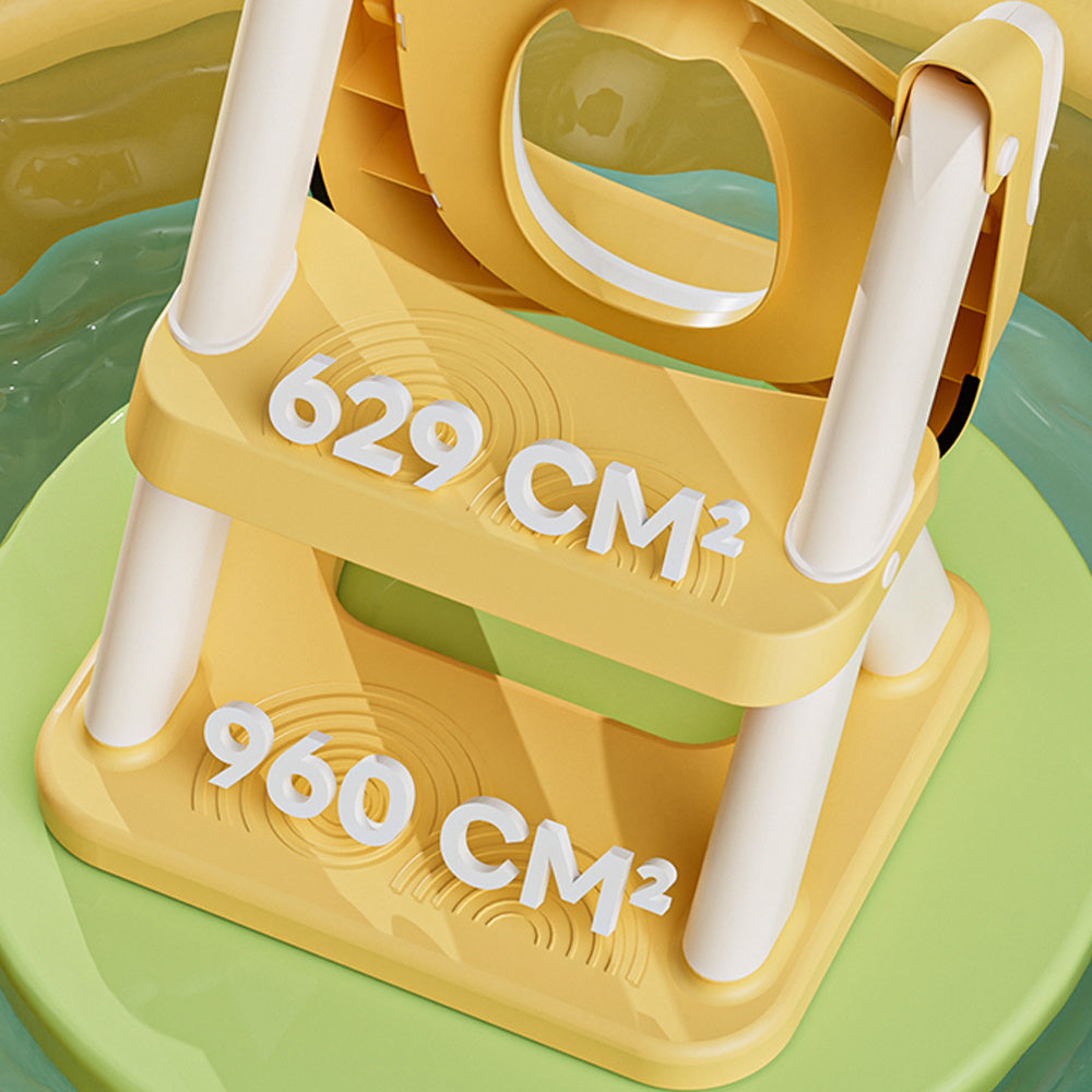 Foldable Child Toilet Seat with Step Stool for Potty Training Safe and Easy to Use