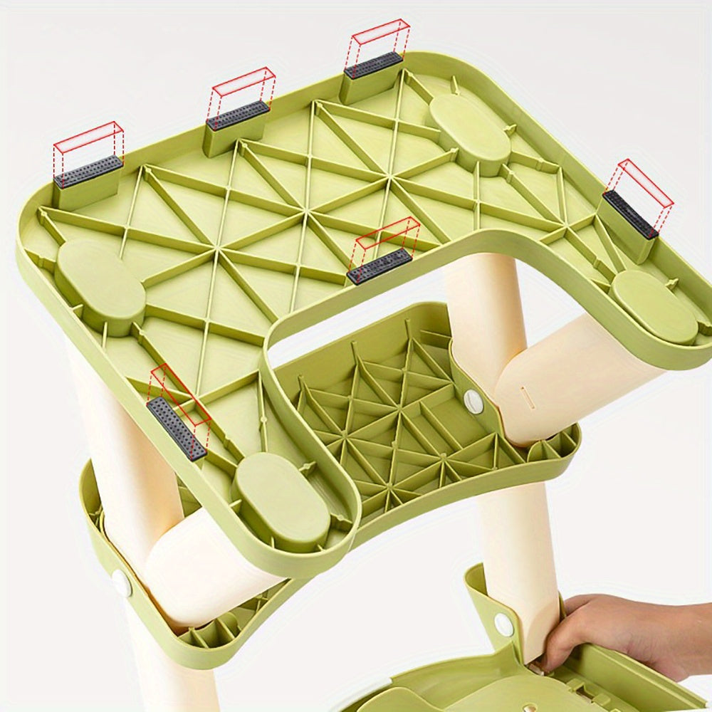 Foldable Child Toilet Seat with Step Stool for Potty Training Safe and Easy to Use