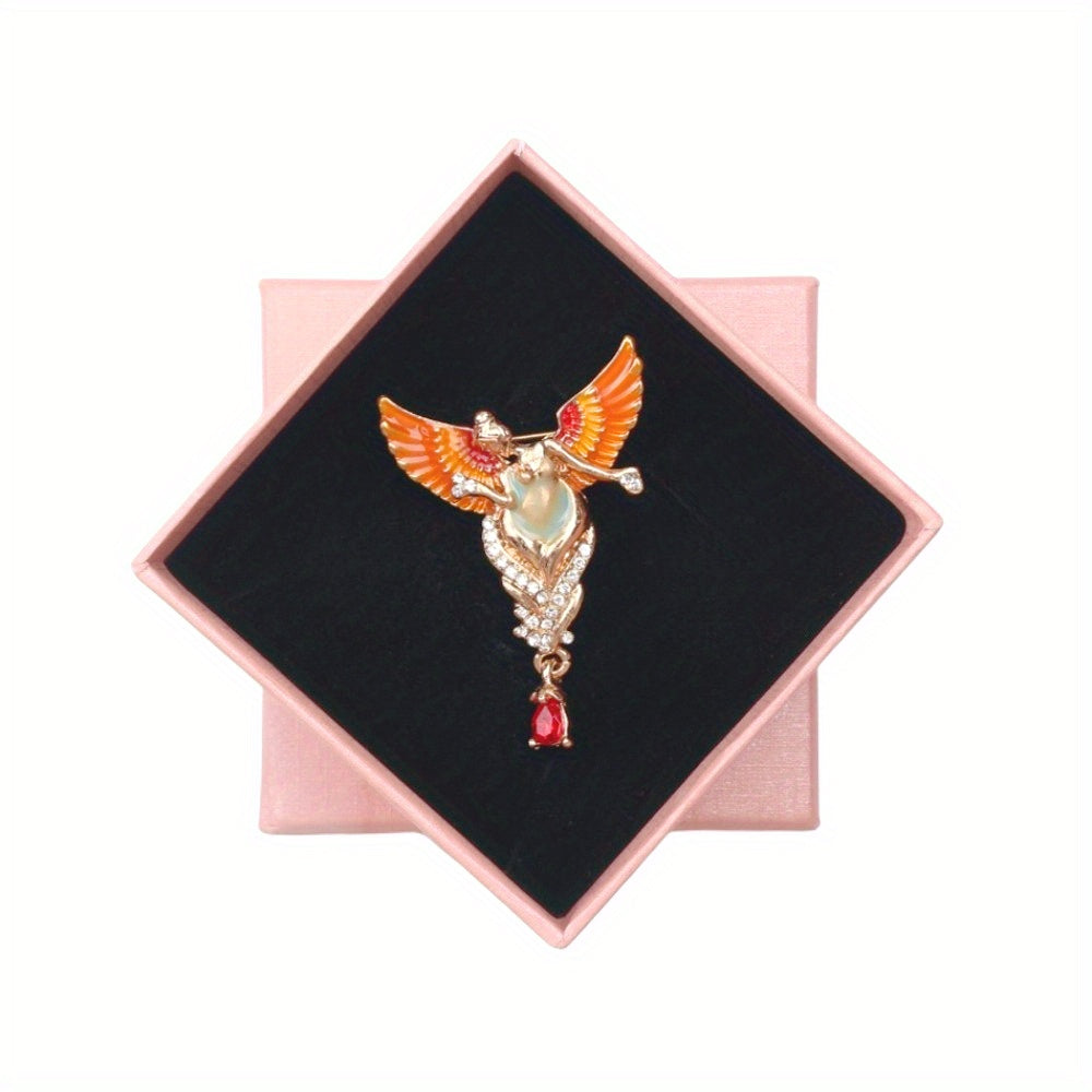 Elegant Women's Brooch for Special Events Silver Jewelry Gift Accessory